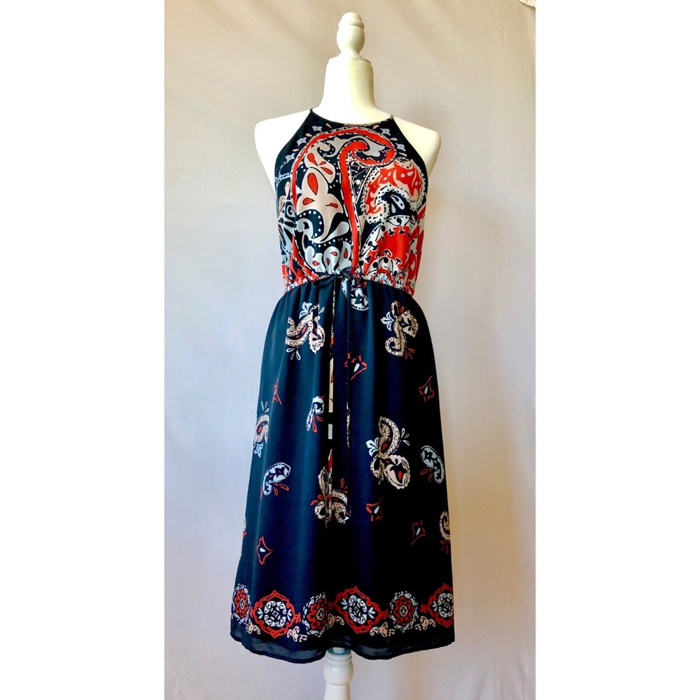 LOFT Halter Neck Paisley Sundress